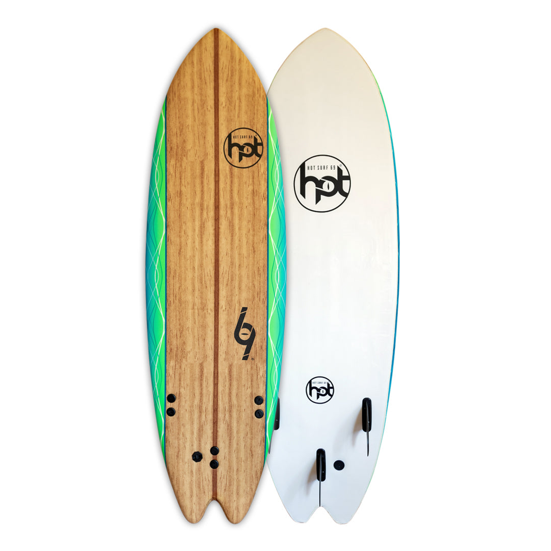 Hot 69 Soft Top 6.0ft Fish Surfboard – Groundswell Surf Shop