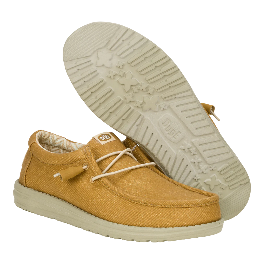Hey Dude Wally Stretch Canvas Cumin Brown/Stone – Groundswell Surf