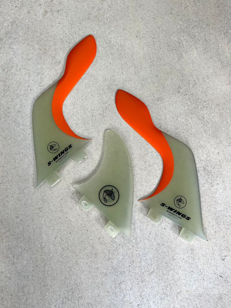 サーフィン・ボディボード S-WINGS MIDKEEL470/ORANGE FUTURES MIDKEEL470 / Orange - S-Wings